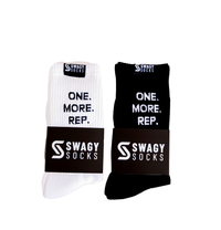 One More Rep - Crew Workout Socks