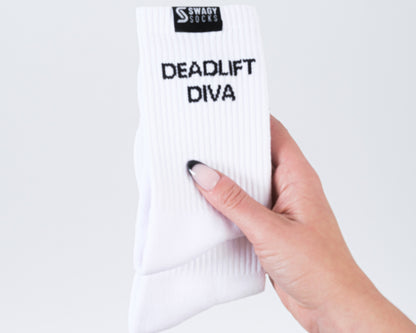 Deadlift Diva - Women's Crew Workout Socks