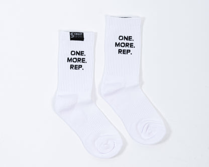 One More Rep - Unisex Crew Workout Socks