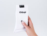IDGAF - Crew Workout Socks