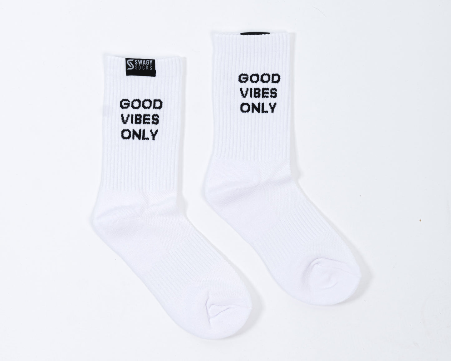 Good Vibes Only - Unisex Crew Workout Socks
