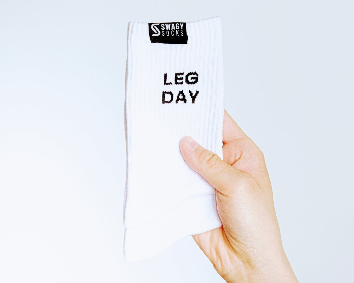 Leg Day - Unisex Crew Workout Socks