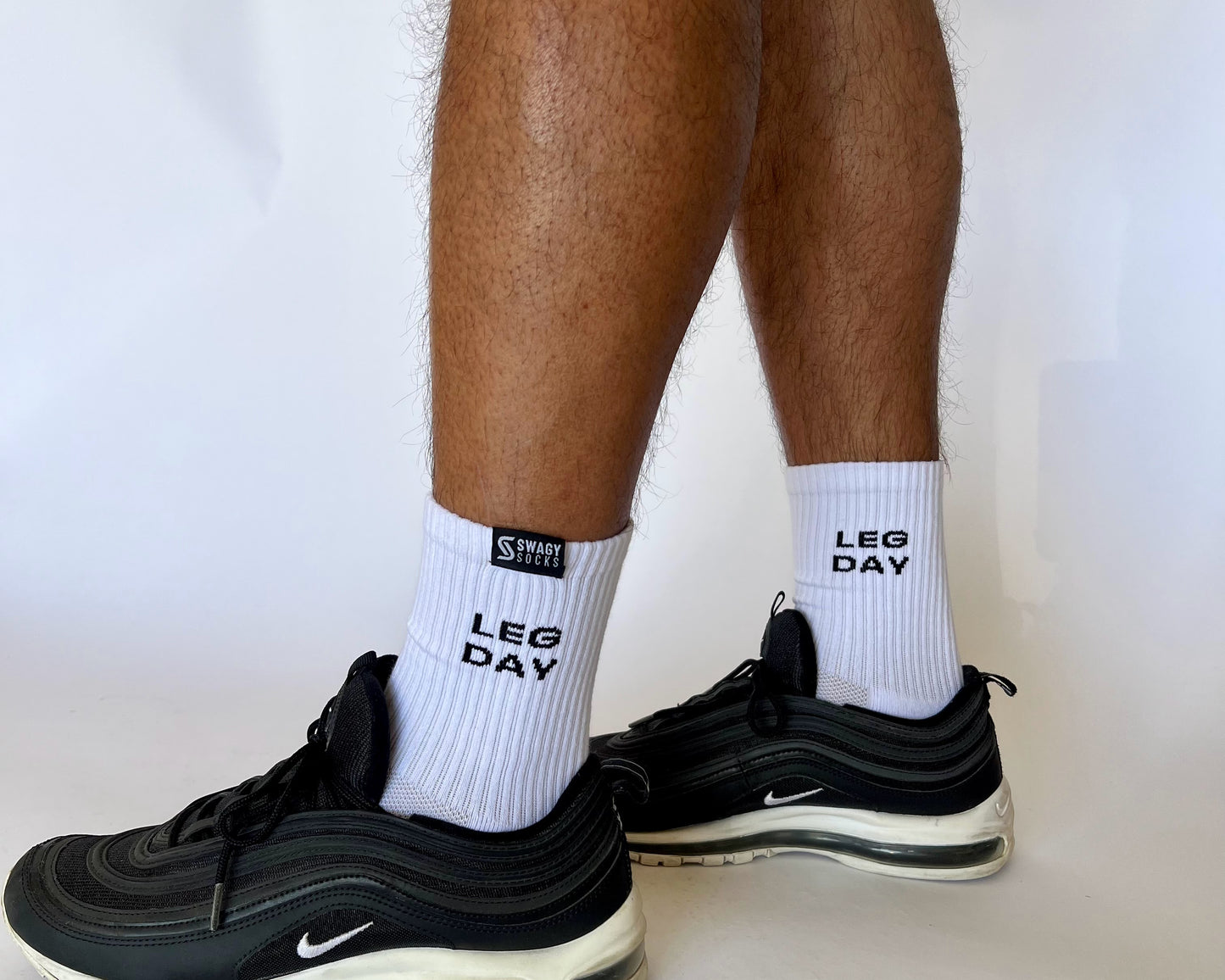 Leg Day - Unisex Crew Workout Socks
