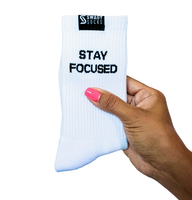 Stay Focused -  Crew Workout Socks