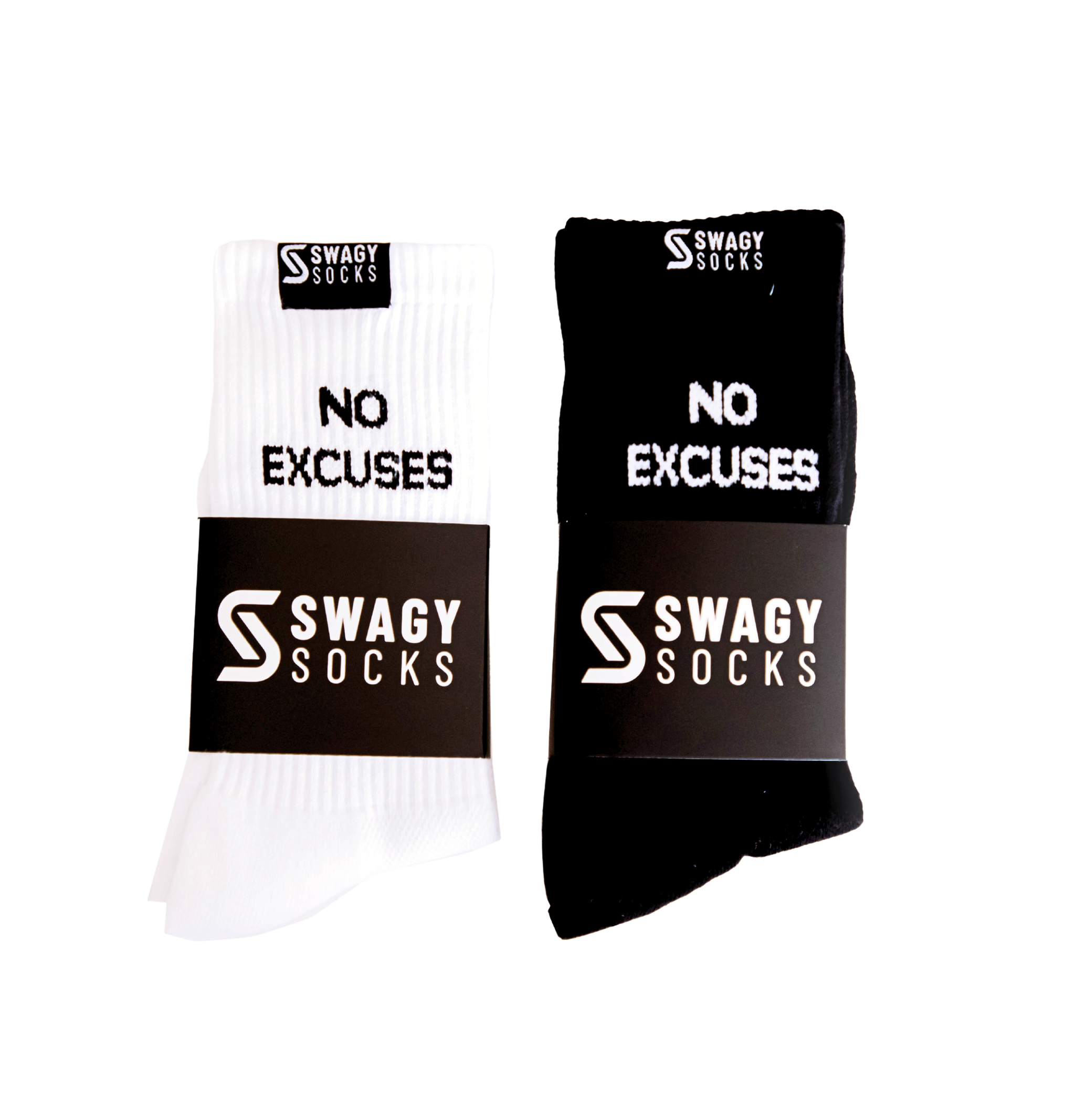 No Excuses - Crew Workout Socks