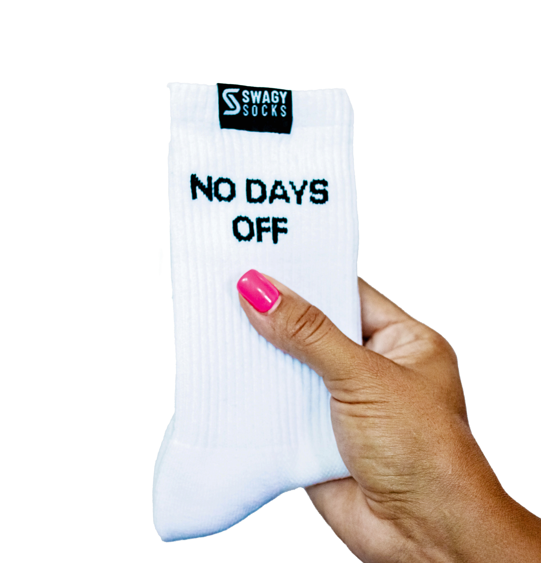 No Days Off - Crew Workout Socks