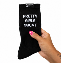 Pretty Girls Squat ™ - Crew Workout Socks