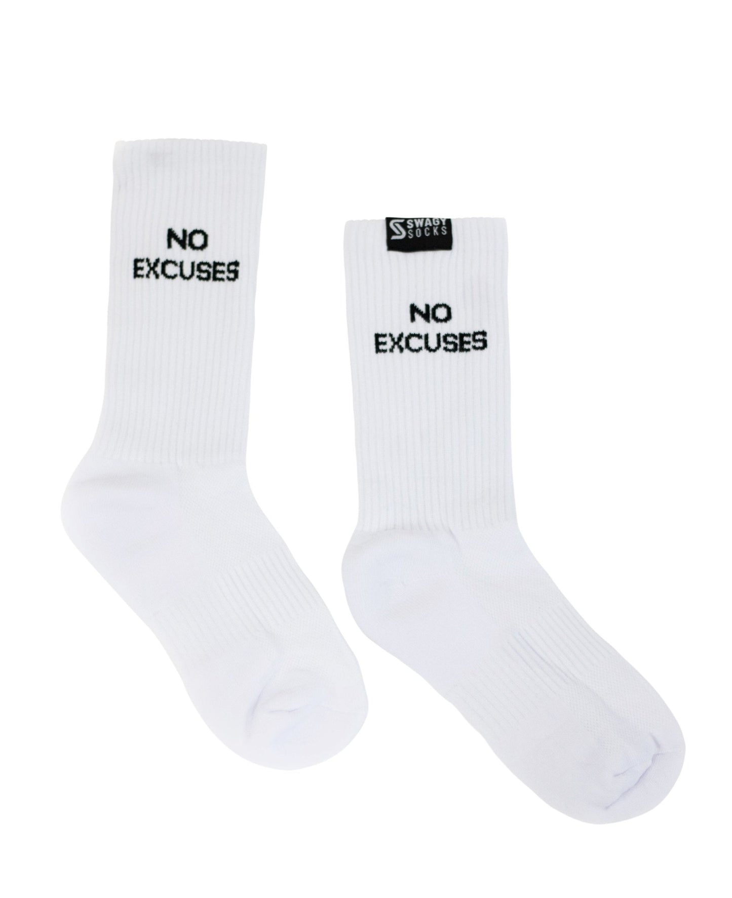 No Excuses - Crew Workout Socks