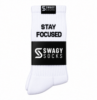Stay Focused -  Crew Workout Socks
