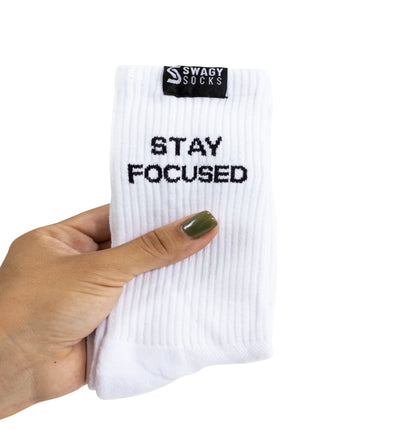 Stay Focused - Women's Crew Workout Socks